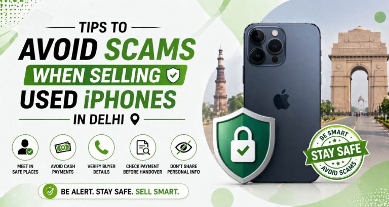Tips to Avoid Scams When Selling Used iPhones in Delhi
