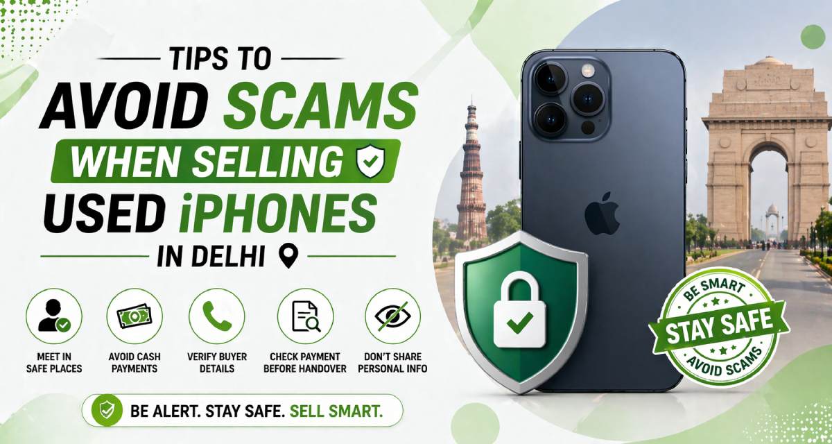 Tips to Avoid Scams When Selling Used iPhones in Delhi