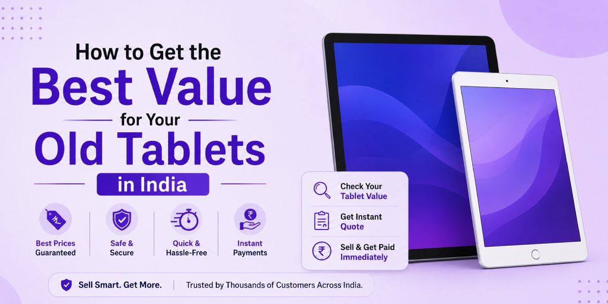 How to Get the Best Value for Your Old Tablets in India Got an old tablet gathering dust in your drawer? You're not alone. Millions of Indians are sitting on unused gadgets that could fetch decent cash or open doors to upgrades. Why Selling Your Old Tablet Makes Sense Right Now With the rapid evolution of tablets, there is always a chance that your current one might become outdated. However, in light of India's burgeoning market for used technology items, you have a golden opportunity to cash in on this situation. The demand for such used devices still exists because of their affordability, despite higher costs of brand new products due to inflation and import taxes, especially amongst college students, small business owners, and frugal parents. It will be much easier to sell your device before it becomes entirely unusable and free up some valuable storage space while buying a more advanced product in return. It has become common practice for individuals to sell their old gadgets in India thanks to various platforms that simplify this process for users. According to forecasts in the current market trend, the industry of refurbished devices is growing at an impressive rate of more than 15% per year due to environmentally conscious customers and increased spending power in second-tier cities such as Jaipur and Lucknow. Assess Your Tablet's True Worth First Before you think about how to sell your item, start with a self-evaluation. Check out some simple things like the model number, memory, RAM, and battery power. Open the settings option on your phone or tablet and see how much information you have. Buyers will definitely love honesty. For instance, an iPad Air 2019 version with 64 GB storage might go for ₹15,000 if it doesn't have any scratches and its battery keeps charging. The next thing that you should check is whether it works perfectly fine. Switch on your gadget and open some apps. Identify all faults that can reduce the price: lags in performance and even dead pixels should be highlighted, as they significantly affect the final cost of the item. For that, use the free apps such as CPU-Z and AIDA64, which allow running benchmarking tests and generating a performance report. Find out the present-day prices through the internet by considering different websites offering prices for the particular model. For instance, the price of the Lenovo Tab M10 is between ₹4,000 and ₹6,000, whereas the higher-end models like the OnePlus Pad cost ₹18,000+. Take into account the ageing factor, as older models depreciate twice as fast as the new ones, having aged more than 4 years. Top Platforms to Sell Your Old Tablet Quickly India offers a mix of online giants and niche buyback services tailored for gadgets. Each has pros, like instant quotes or doorstep pickup, perfect for busy professionals in Delhi or Mumbai. Start with dedicated buyback sites. Cashify leads the pack with its AI-driven pricing—select your tablet, answer condition questions, and get an instant quote. They handle pickup from your home, verify on-site, and pay via UPI or bank transfer right away. It’s easy for people owning products from Samsung or Xiaomi companies since the refurbished market will give them an extra 10-15% over general marketplace deals because of the aforementioned refurbished business. Then, there is ReeBuy. This is a fast-rising company that specialises in purchasing used phones, laptops, and tablets from clients. How it works: the company inspects each device that it receives for possible refurbishment before providing competitive offers depending on the current demand for certified second-hand devices. The company excels at high-end devices such as iPads and gaming tablets, offering free shipping kits or pickups for devices in large cities. People love this company due to its clear device grade (A – good condition, C – functional but worn). Don't overlook e-commerce trade-ins. Amazon's program exchanges your old tablet for a Pay balance, ideal if you're eyeing their new devices. Flipkart also does the same through sales events, which may also include coupons. OLX and Quikr can help those who are interested in Do It Yourself sales, but beware of bargaining and fraud. To sell at the highest price, try Facebook Marketplace or any other WhatsApp group of your city, where tech-savvy customers pay top rupee for unlocked and international phones. Meet people only in public places such as malls. Step-by-Step Guide to a Smooth Sale Smart selling involves following a systematic approach. Initially, make backups of all information, such as photos, applications, and documents, to Google Drive or iCloud. Reset the device through settings to clear all personal information. Unpair all Bluetooth devices, and take out the SIM or eSIM. In the next step, prepare the accessories such as chargers, cases, and original packaging of the product, which might earn you ₹500 to ₹2,000 extra in the offer price. Take pictures of the phone from all possible angles, including its front, back, on/off screen, and ports under natural lighting. Choose your platform and get quotes from 2-3. On Cashify or ReBuy, input details for AI quotes; cross-check with eBay completed sales. Schedule pickup or meetup promptly—delays kill momentum. During handover, demonstrate functionality. For buyback firms, their techs inspect live; politely question deductions. Insist on digital receipts. Post-sale, track payment and update listings if needed. Pro tip: Time your sale around festivals like Diwali or back-to-school season—prices spike 20%. Maximising Payout: Insider Negotiation Tricks Quotes are starting points, not finals. Know your tablet's floor price from research, then aim 15% higher. Highlight positives: "Runs latest Android smoothly, perfect for kids' online classes." Bundle with extras for upsell. On peer-to-peer sites, start 20% above target. Respond fast to inquiries—first-come, first-served. Offer demos via video call to build trust. For buyback pros like ReBuy, upload extra proof like battery screenshots. If unhappy with the quote, counter with competitor offers—they often match. Avoid emotional attachment; cash in hand beats "maybe later." Watch fees: platforms take 5-10% commissions, local shops 20-30%. Direct buybacks minimise cuts. Exploring Creative Ways Beyond Straight Sales Not ready to sell outright? Trade-ins shine here. Apple’s program via stores or app gives credit toward new iPads. Samsung Members app offers a similar feature for Galaxy Tabs. Donate for tax benefits under Section 80G—NGOs like Teach for India refurbish for underprivileged kids. Or gift via Freecycle groups, building karma. Sell it online through websites such as Rentomojo for passive income, particularly if you have a sketching or productivity tablet. Fix and sell: repair any defects (battery replacement is ₹1,000) and sell at a 30% markup. Environmental approach: Swap it for recyclers such as Attero; they buy e-waste and dispose of it ethically, which is popular in environmentally conscious India. Company Spotlight: How ReBuy Delivers Value ReBuy distinguishes itself in the gadget buyback industry in India. The firm is focused on collecting used gadgets from common customers, refurbishing them, and selling them back to the market. They have a very straightforward process where you receive an offer by specifying your product and condition, schedule collection, and get your money immediately after thorough inspection. What sets ReBuy apart? Certified grading ensures fair pricing—A-grade devices fetch near-new rates. They handle everything from data wipe to logistics, ideal for non-techies. For tablets, they target models like iPad Mini or Lenovo Yoga, buying even cracked screens for parts. Payouts via NEFT/UPI hit accounts in 24-48 hours, with transparent deductions explained upfront. Users in Bengaluru and Hyderabad rave about ReBuy's reliability over flaky local dealers. In a market flooded with copycats, their focus on sustainability—recycling 90% of materials—adds trust. If your old tablet works but looks worn, ReBuy turns it into cash without the OLX drama. Common Pitfalls to Dodge When Selling Rushing leads to regrets. Skipping reset risks data leaks—scammers exploit this. Overpricing scares buyers; underpricing leaves money on the table. Ignore "as-is" deals without inspection; fakes abound. Public meetups beat home visits for safety. Taxes? Gains under ₹50,000 are tax-free for individuals, but tracked for ITR. Seasonal slumps post-festivals mean lower offers—hold if possible. Real Stories from Indian Sellers Take Priya from Pune: Her 2018 iPad fetched ₹12,000 via Cashify, funding half a new Samsung Tab. Raj in Chennai used ReBuy for a Lenovo laptop and tablet bundle, netting ₹25,000 hassle-free. These wins show persistence pays—prep well, shop quotes, and choose trusted platforms. Market Insights Shaping Tablet Values in 2026 India's tablet market hit 5 million units last year, with budget Androids dominating 70%. Refurb demand surges 25% YoY, per IDC reports, as 5G enables better resale. iOS holds premium: iPad 10th Gen resells at 60% original price. Androids like Realme or Moto depreciate faster but sell in volume. Global chip shortages stabilised, but rupee volatility impacts imports—sell USD-earning NRIs pay more. Preparing for Your Next Tablet Upgrade Cash from your old one? Eye mid-range like Samsung Galaxy Tab A9 (₹15,000) for value. Prioritise battery, software updates, and ecosystem fit—Android for flexibility, iPadOS for apps. Hunt sales on Flipkart Big Billion Days. Conclusion: Turn Dust into Dollars Today Your used tablet is an invisible asset in India's booming tech ecosystem. Value evaluation, choosing the right platform such as Cashify or ReBuy, proper procedures, and trap avoidance ensure that you extract maximum rupees, which often exceed ₹10,000. Do not hesitate; market dynamics move swiftly. Take action immediately and enjoy a simplified and better technological lifestyle. 