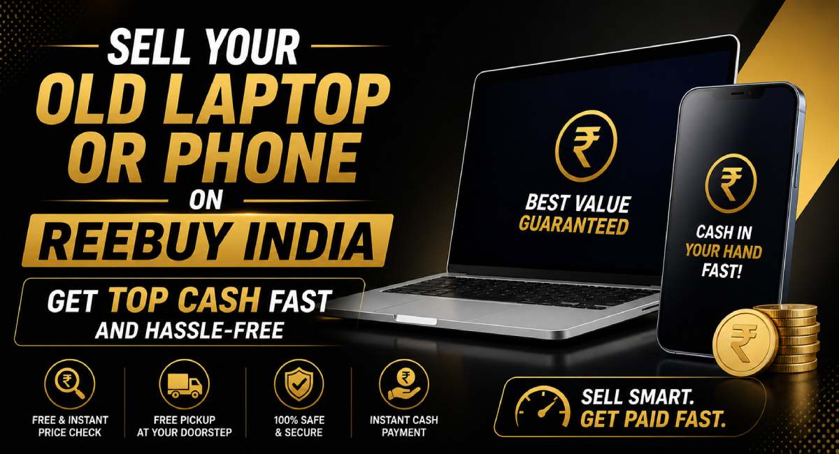 Sell Your Old Laptop or Phone on Reebuy India