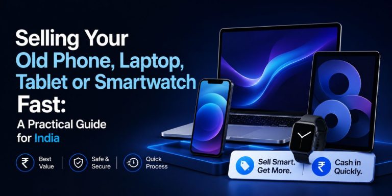 Selling Your Old Phone, Laptop, Tablet or Smartwatch Fast