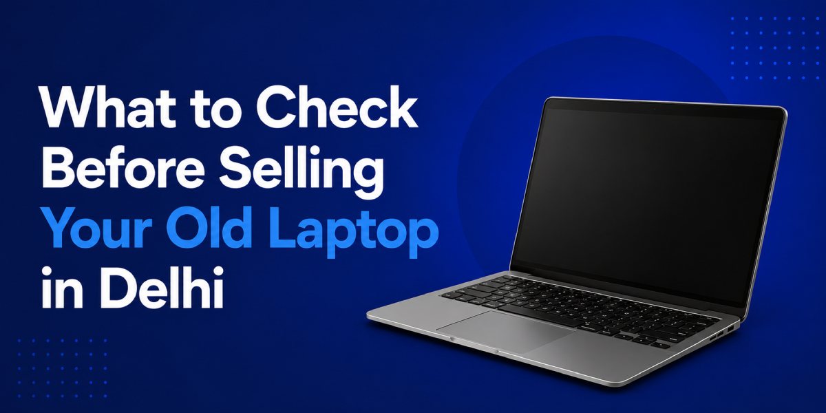 What to Check Before Selling Your Old Laptop in Delhi